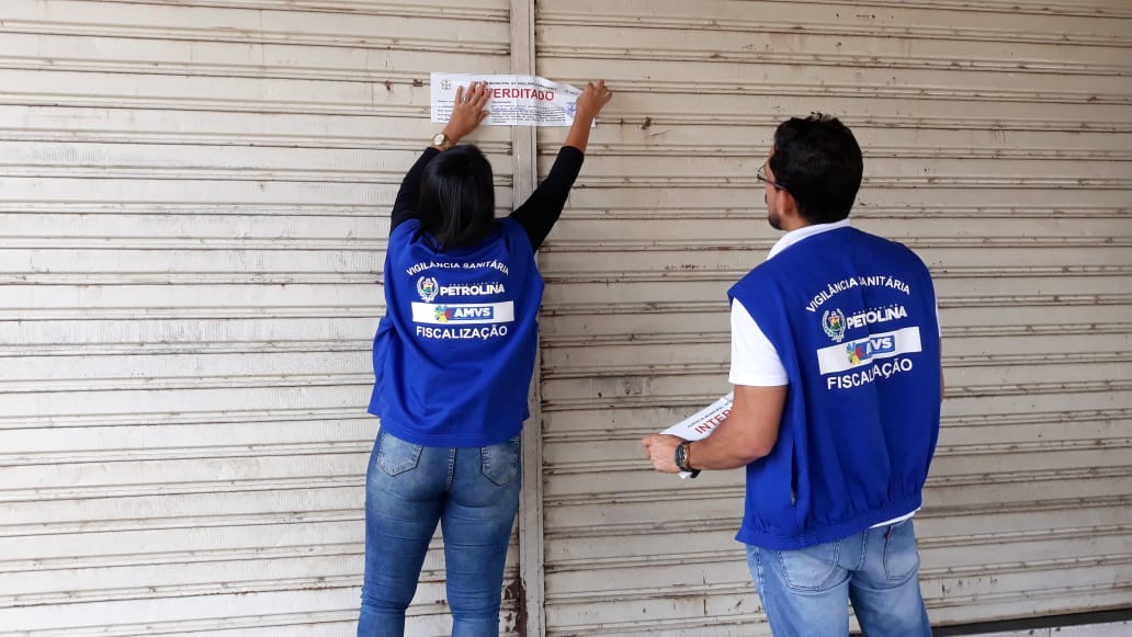 Atuação da Vigilância Sanitária tem registrado autos de infrações e interdições em Petrolina