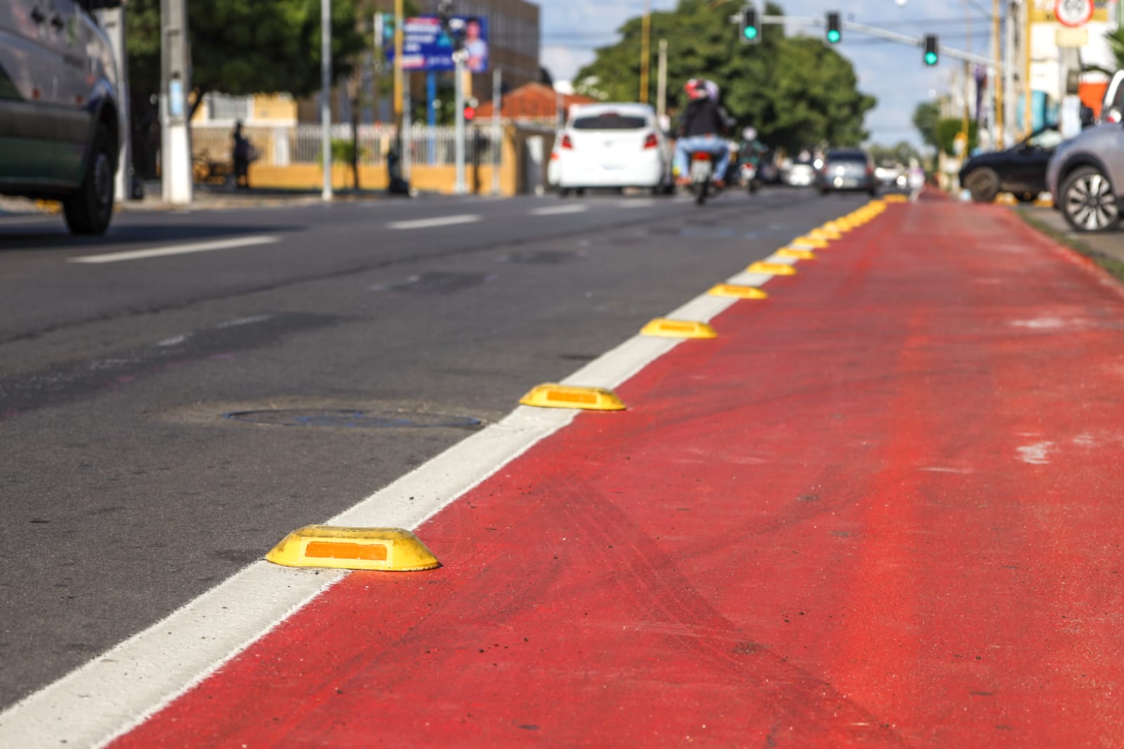 Segurança no pedal: nova ciclofaixa garante mobilidade de ciclistas no centro de Petrolina