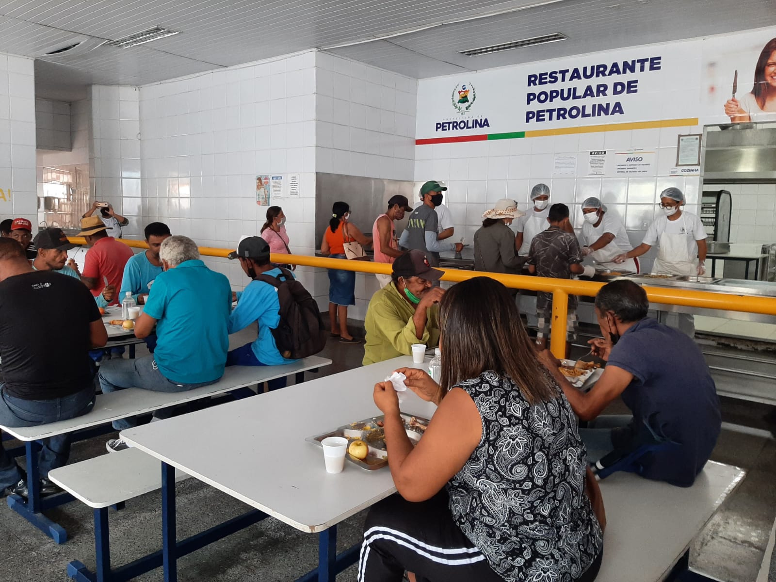 Restaurante Popular de Petrolina retorna com atendimento presencial 