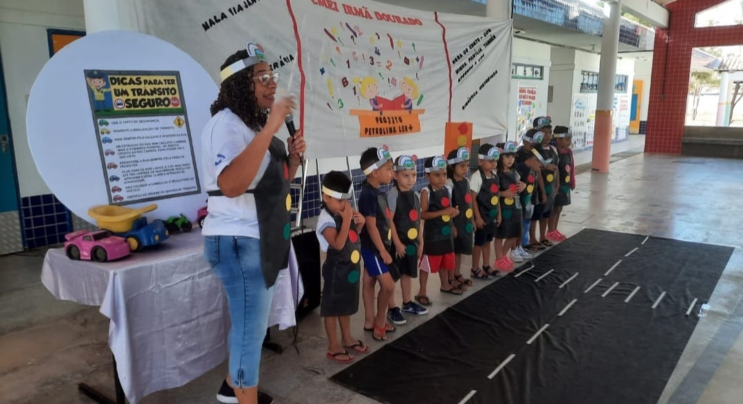 Com ações educativas, CMEIs e unidades do Nova Semente conscientizam estudantes sobre segurança no trânsito em Petrolina 