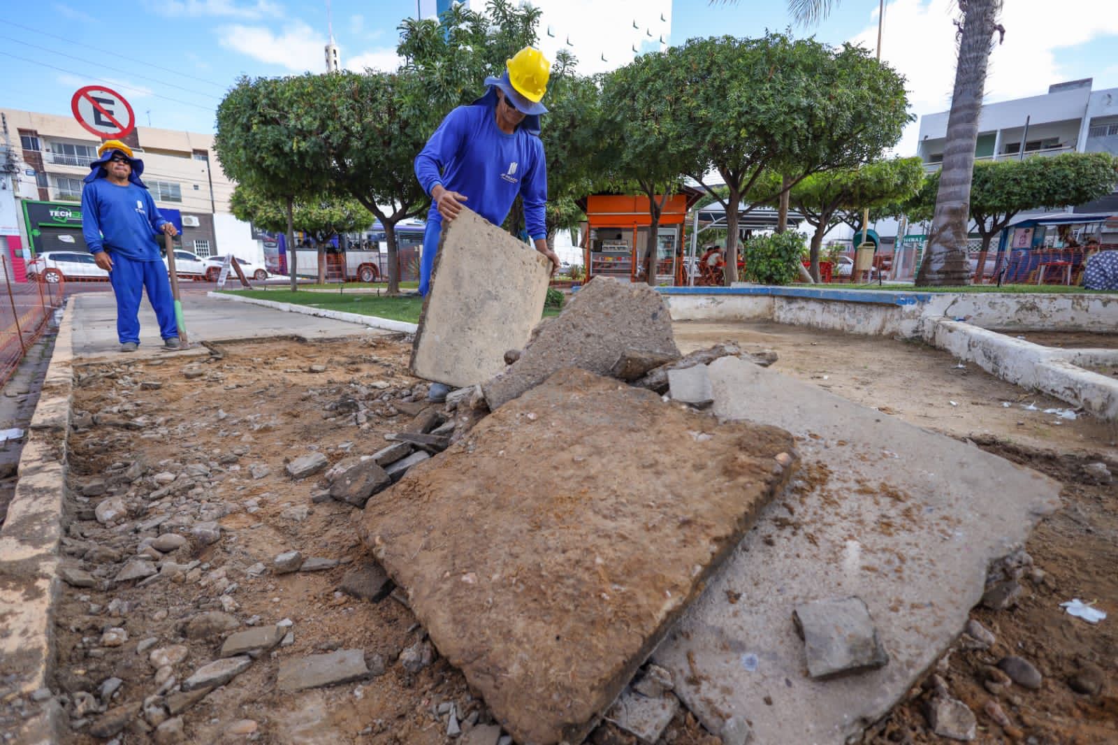 Prefeitura de Petrolina inicia requalificação da Praça do Coliseu
