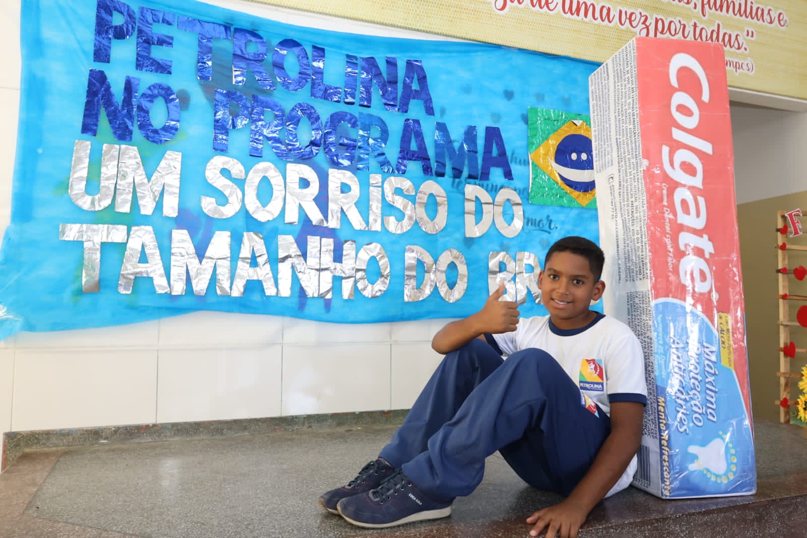 Saúde Bucal: pintura de estudante da rede pública de Petrolina fará parte de calendário global da Colgate  