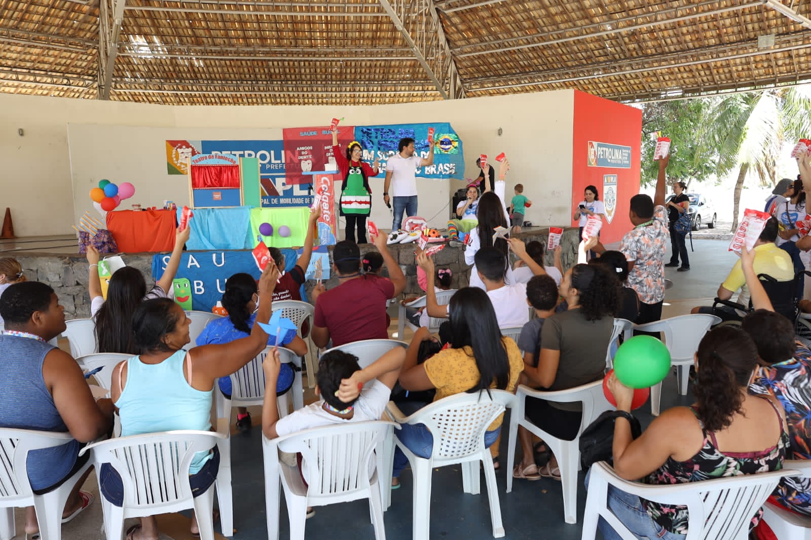 Com programação diversificada, pessoas com deficiência participaram de atividades de saúde bucal  