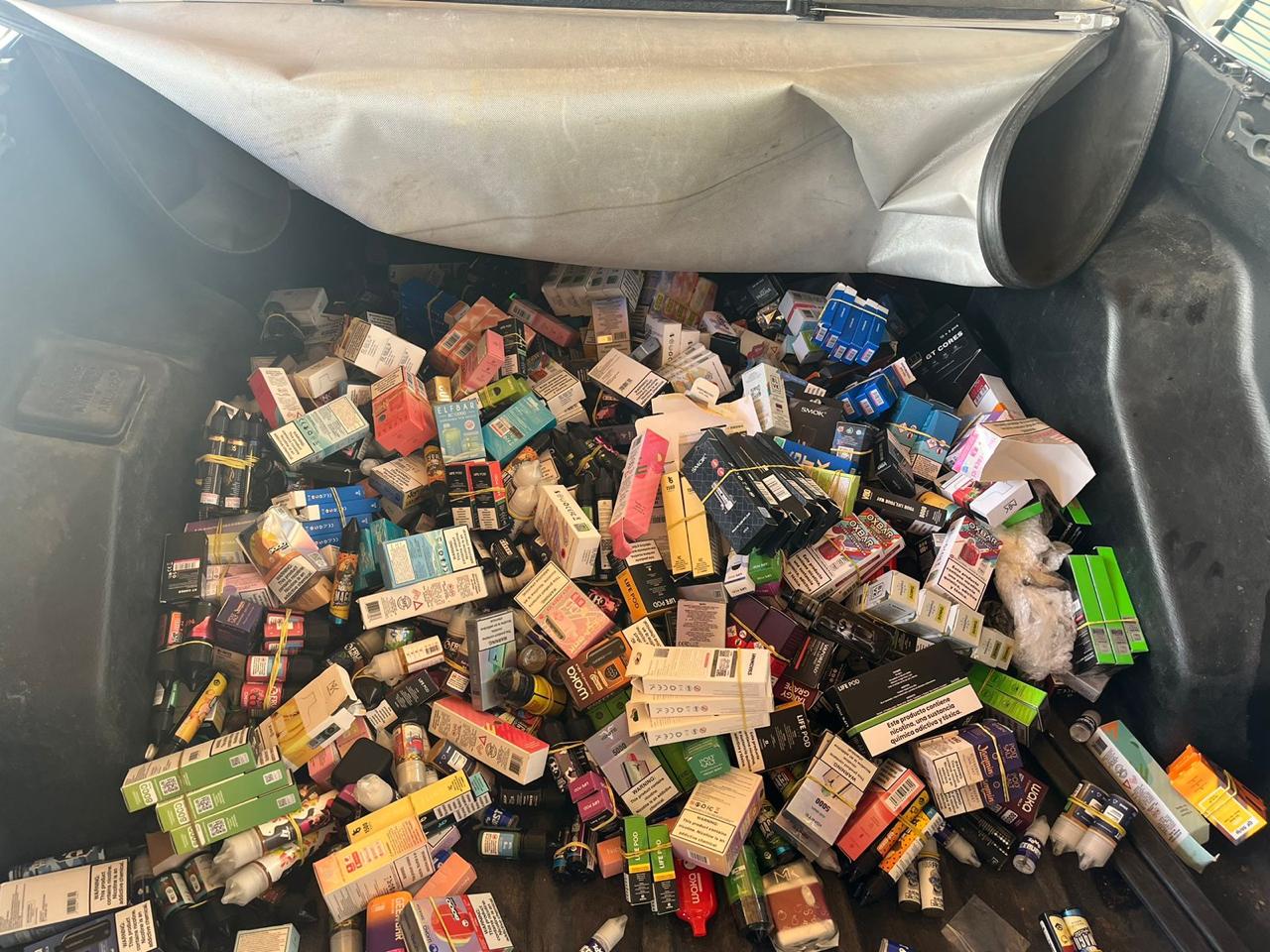 Vigilância Sanitária apreende mais de 1700 cigarros eletrônicos em Petrolina