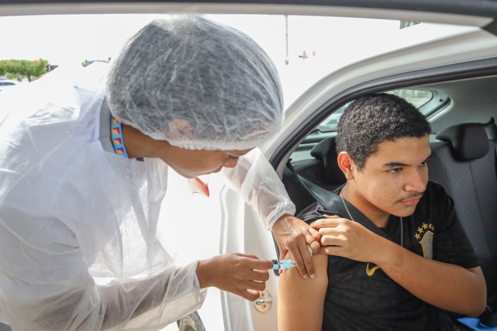 Drive Thru: Ponto de vacinação contra Influenza funciona até este sábado em Petrolina 