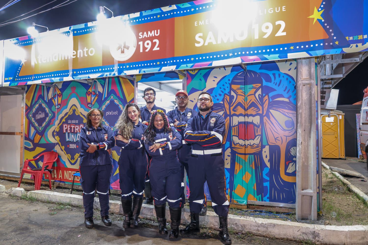 SAMU registra poucas ocorrências nas primeiras noites de São João de Petrolina 