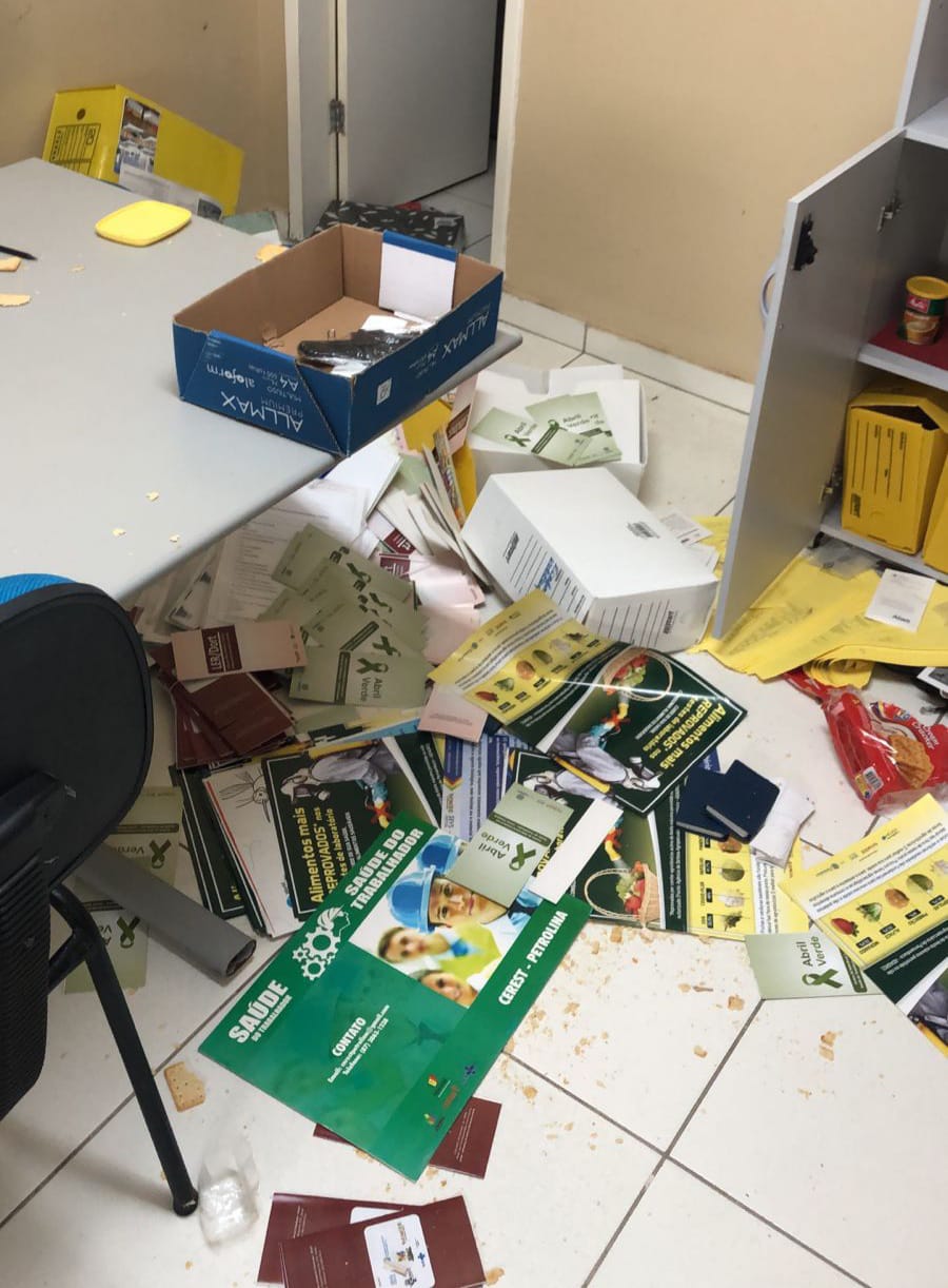 Por ato de vandalismo, Centro de Referência em Saúde do Trabalhador tem atendimento suspenso