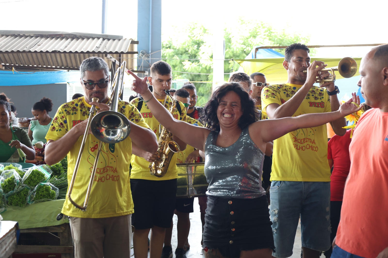 Final de semana foi de muito frevo nas feiras livres da Cohab Massangano e Areia Branca