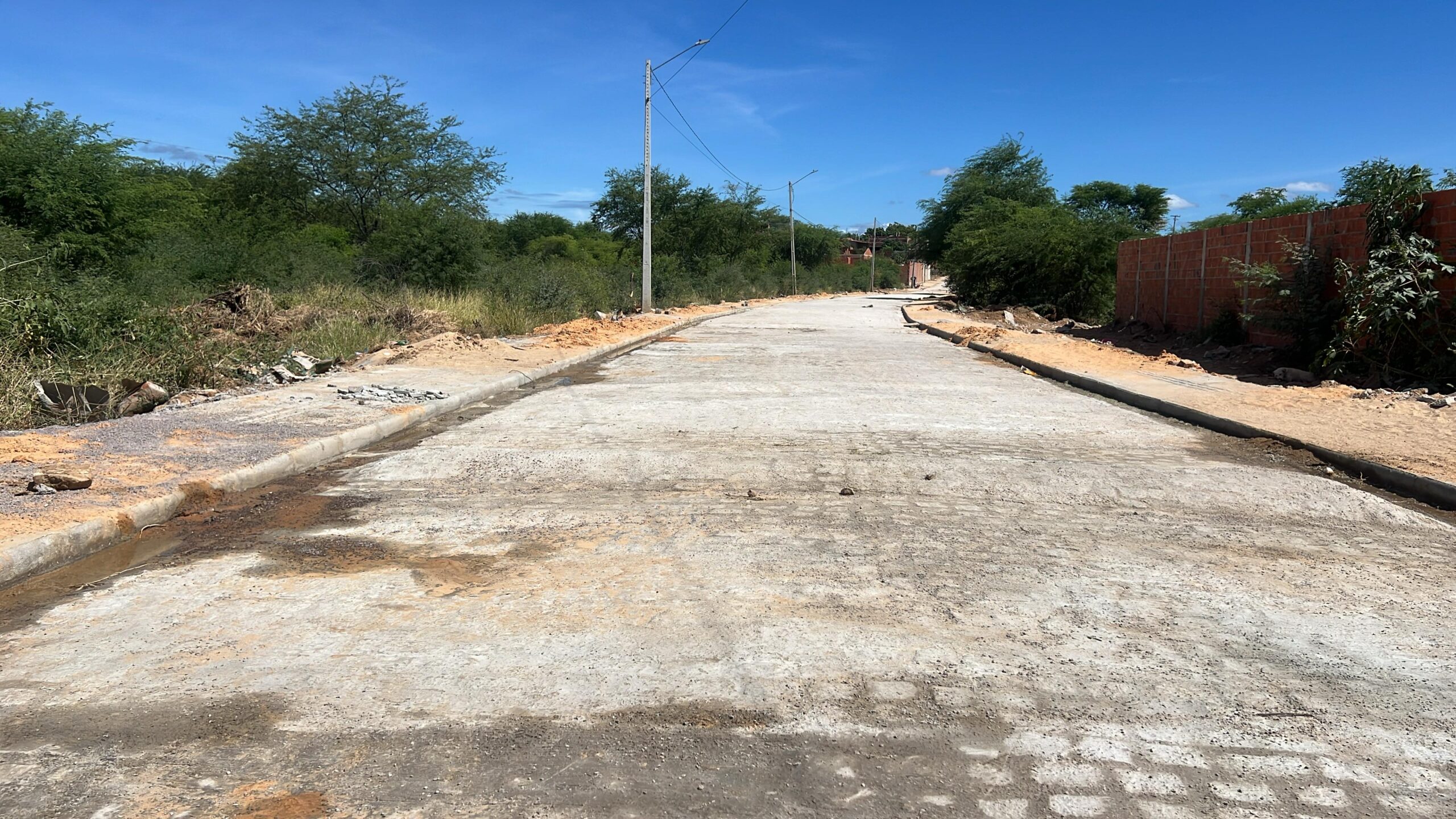 Com 80% das obras concluídas, pavimentações avançam na área ribeirinha de Petrolina