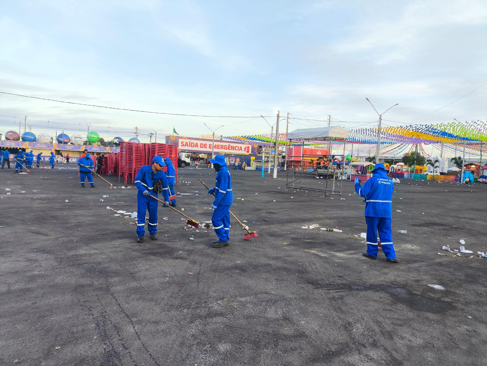 Aproximadamente 80 toneladas de resíduos foram recolhidos durante São João de Petrolina 2025