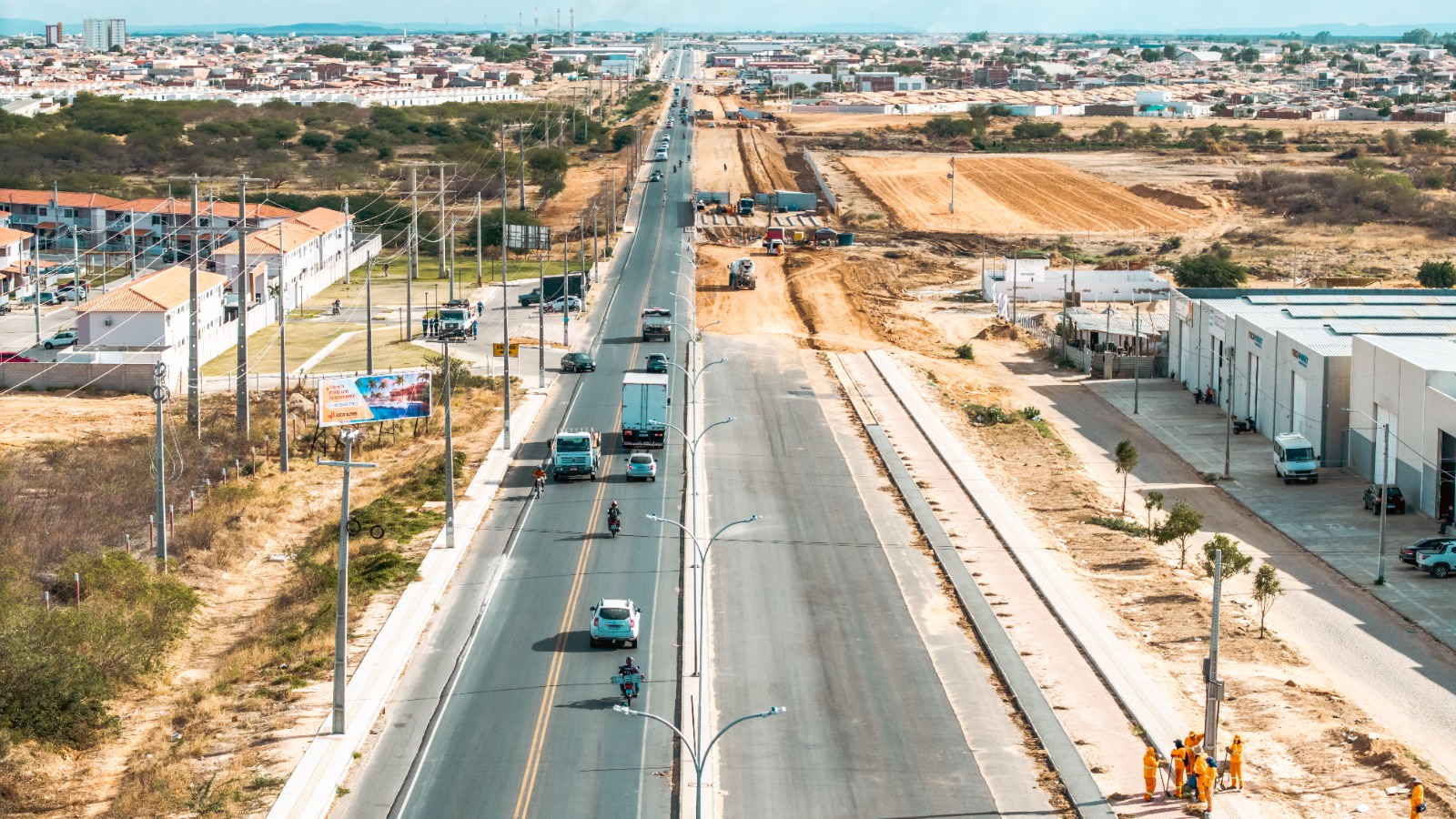 Em nova fase, obras de duplicação da Avenida Transnordestina seguem em ritmo acelerado