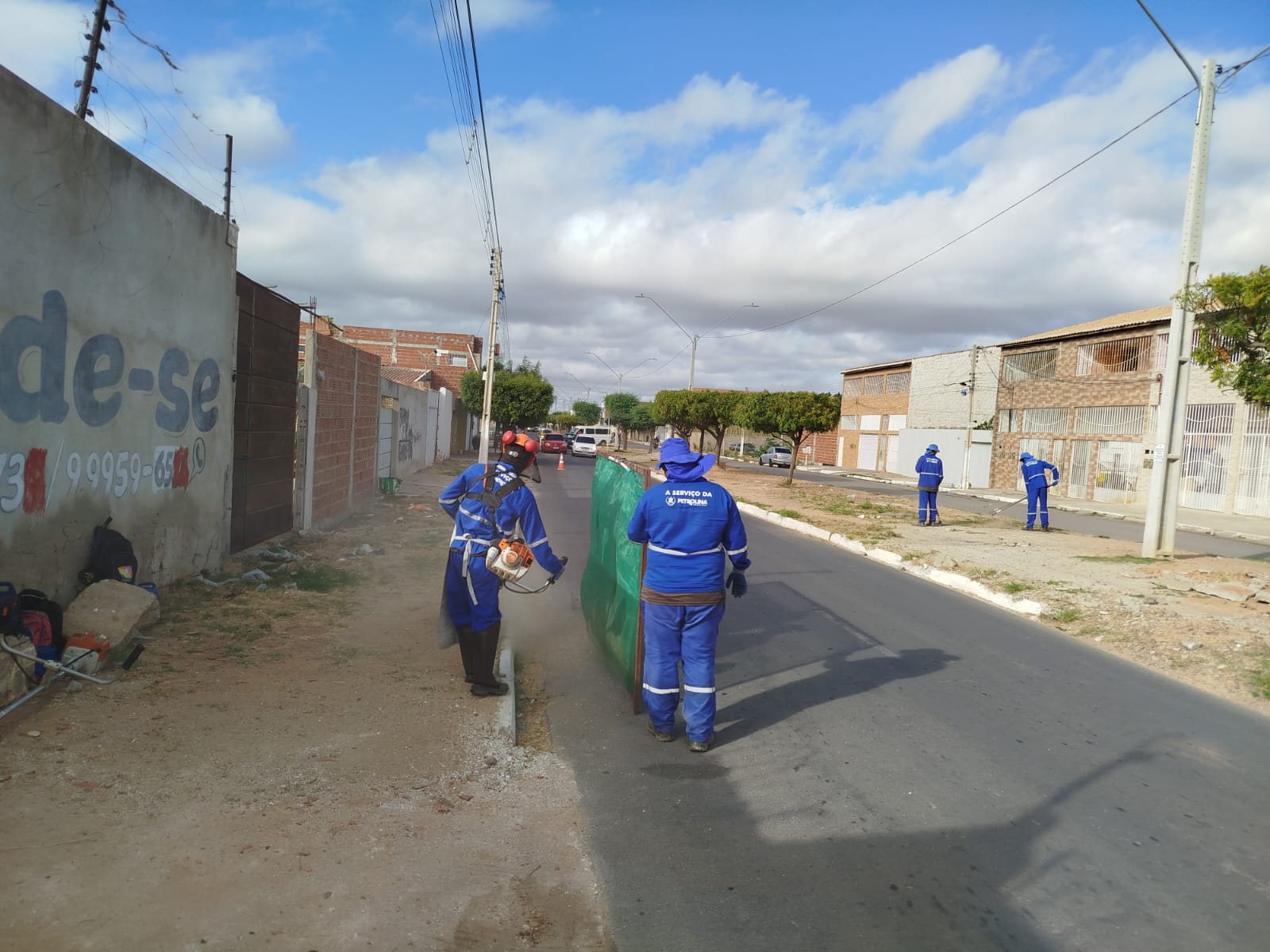 Mutirão de serviços públicos prepara o bairro São Gonçalo para o Bora Petrolina