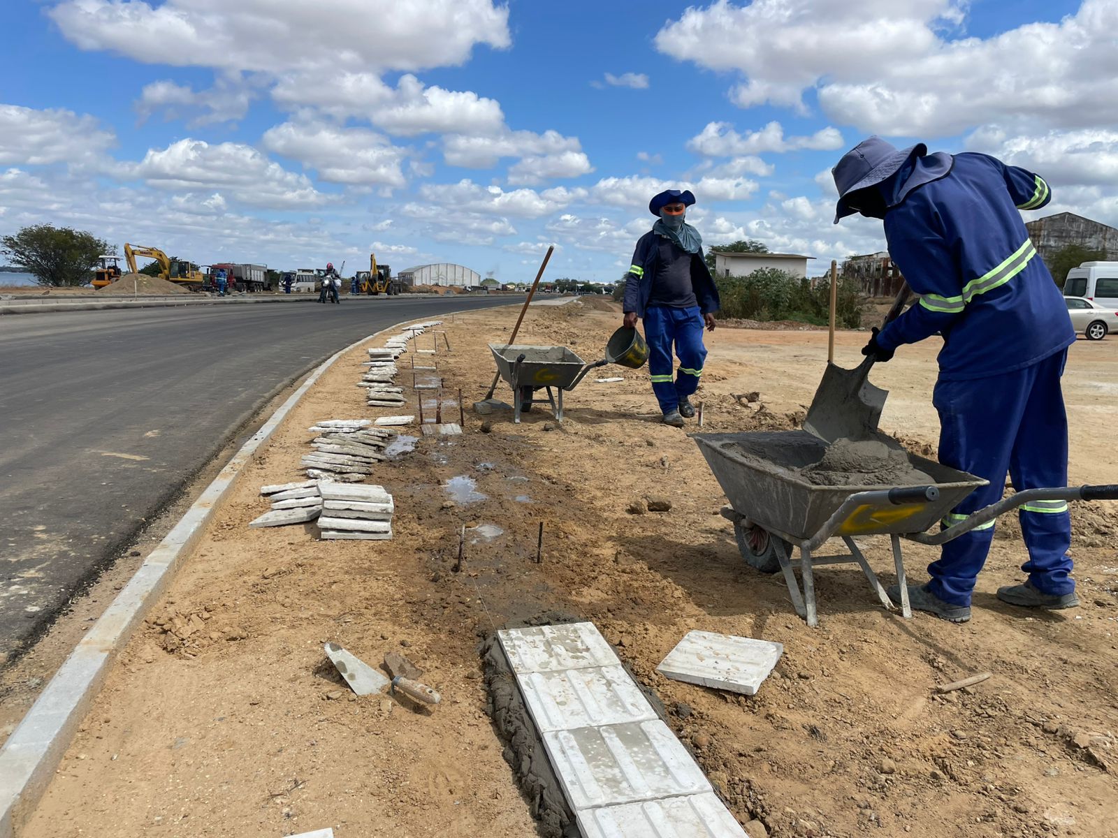 Obra de urbanização da Orla 3 de Petrolina entra em reta final