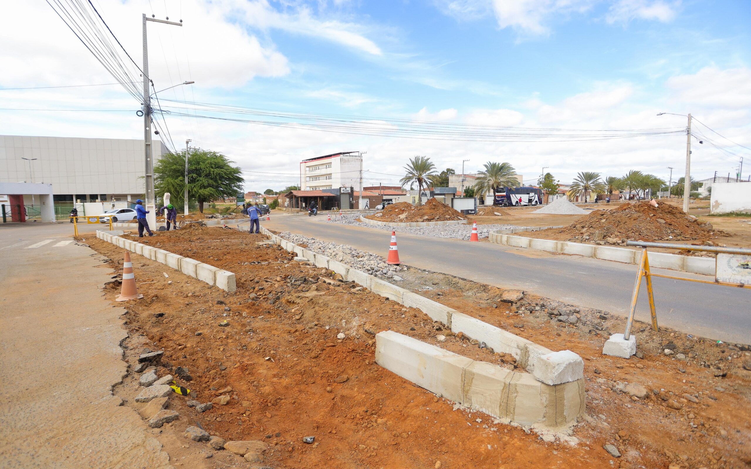 Obra de mobilidade no João de Deus segue em ritmo acelerado em Petrolina