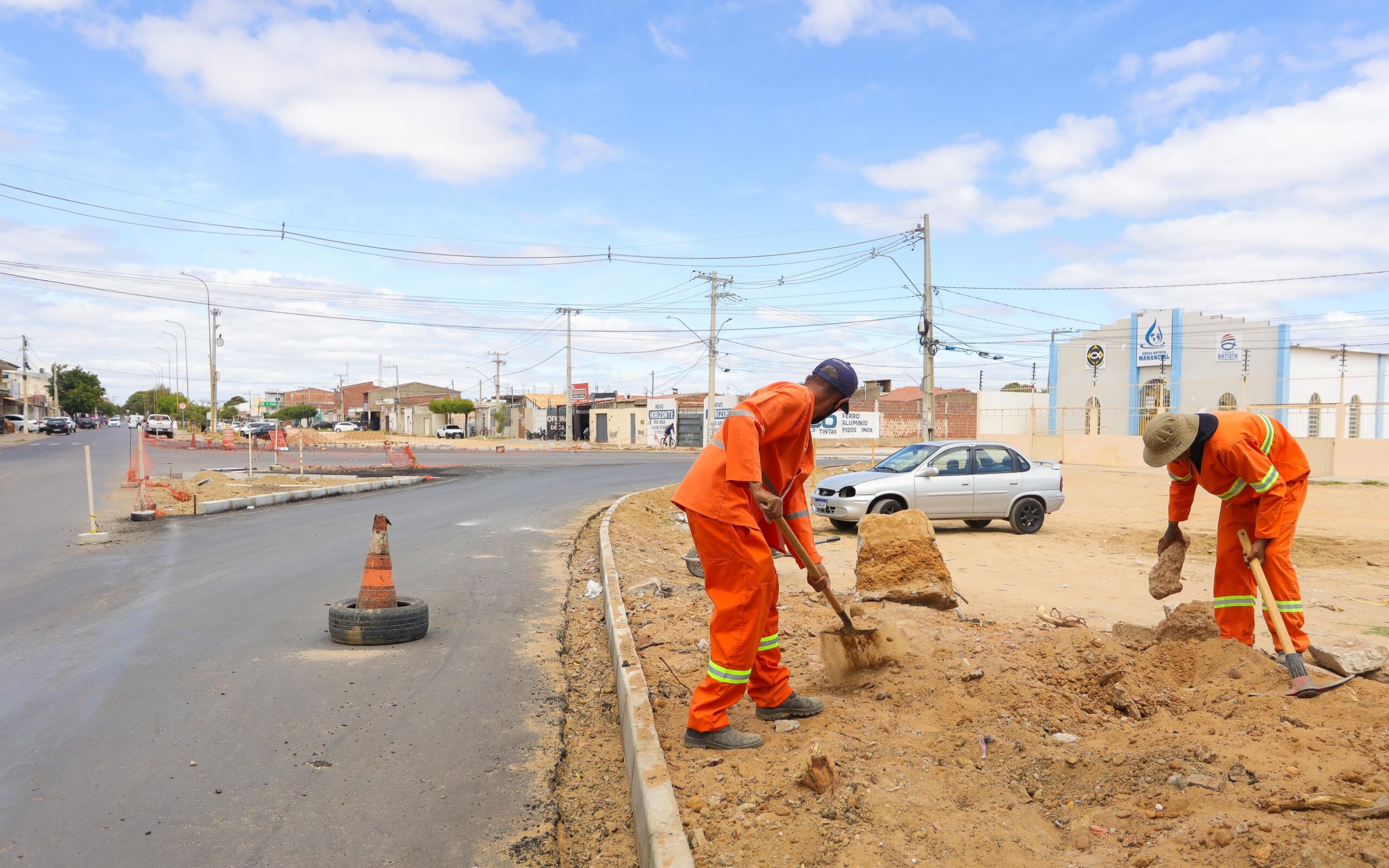 Petrolina avança na mobilidade com nova rotatória na zona norte