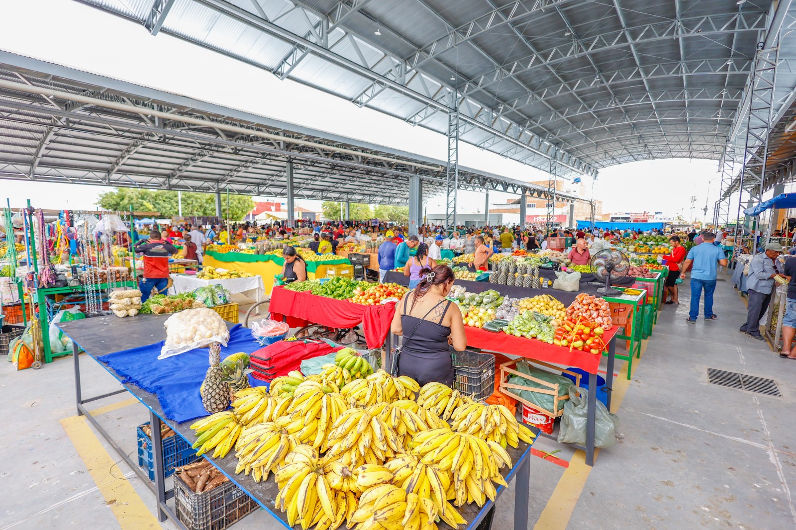 Feirantes e consumidores aprovam novo pátio da Feira do José e Maria