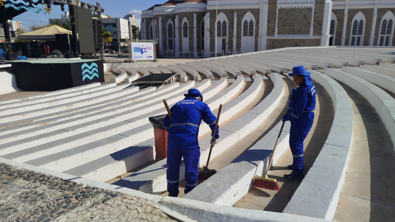 Esquema especial de limpeza garante melhor experiência durante o Festival de Música Geraldo Azevedo