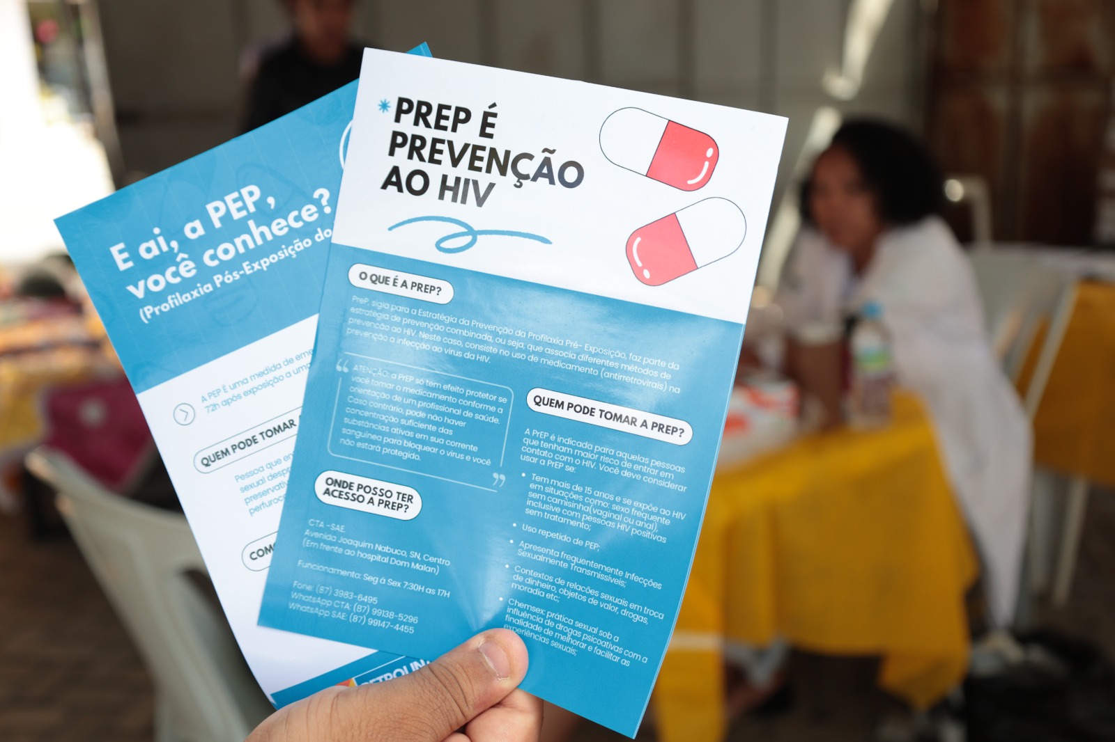 Ação da Prefeitura de Petrolina reforça combate à sífilis e leva serviço de saúde para Orla