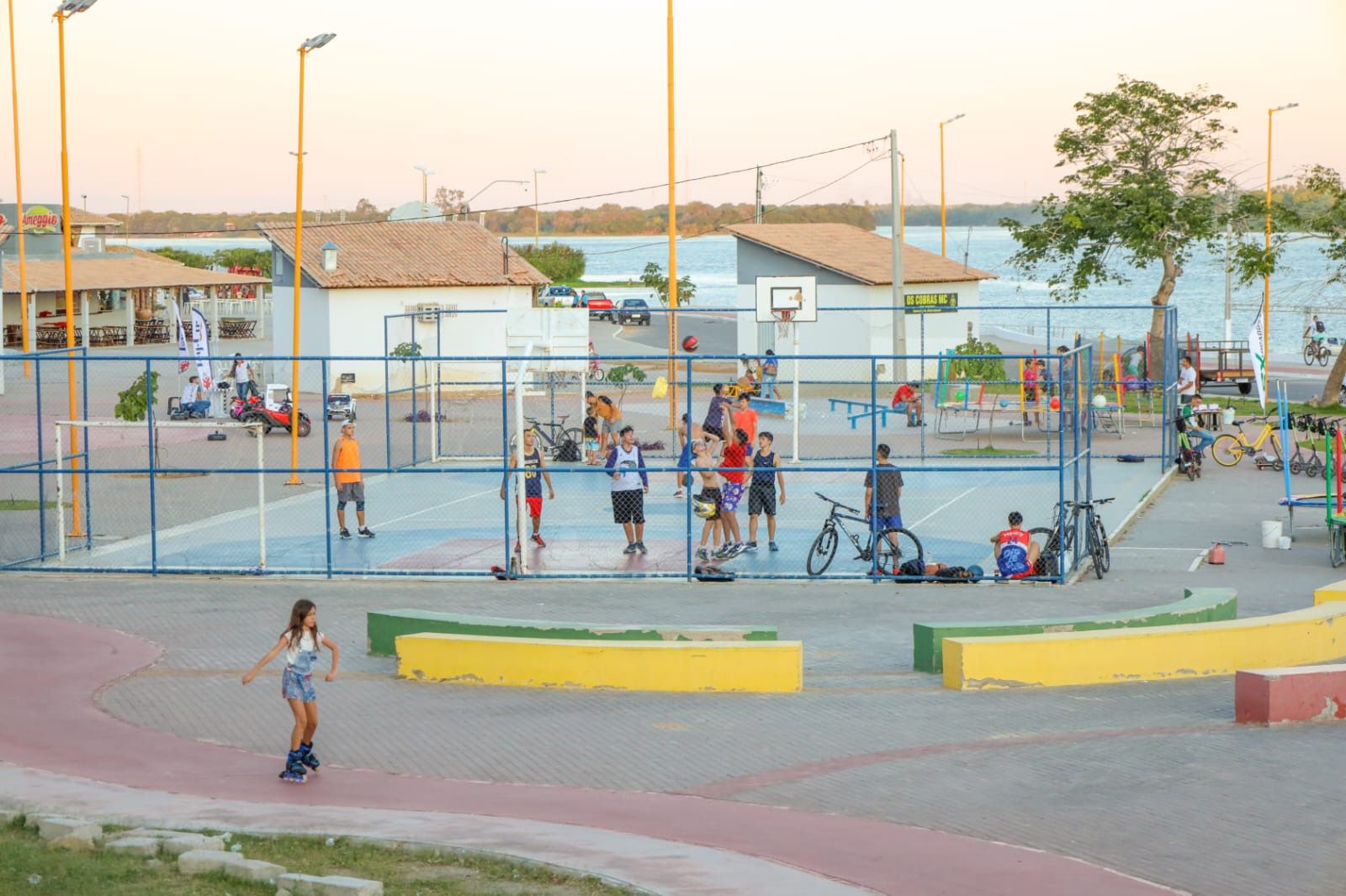 Parque do Povo se junta ao Parque Josepha Coelho, se tornando um dos melhores espaços públicos para aproveitar as férias