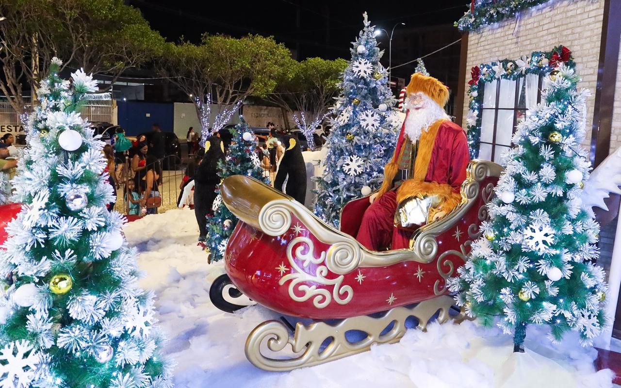 Decoração do Natal Luz segue aberta ao público até terça-feira em Petrolina