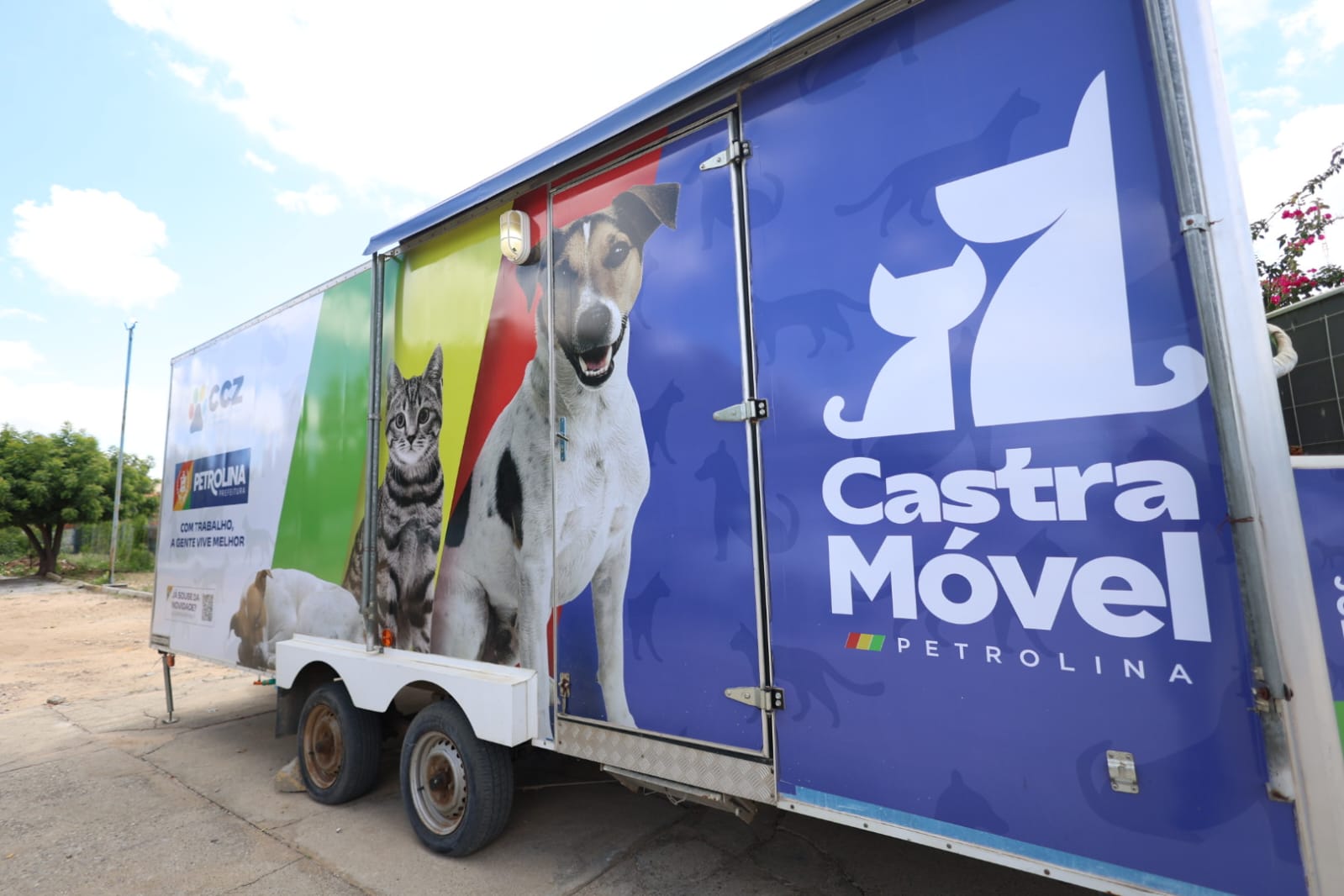 Prefeitura inicia ação no Castramóvel com foco em animais em situação de rua e comunitários